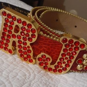 b.b.simon x Robins jean Swarovski belt